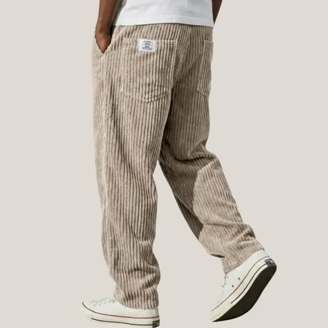 Gary - Men's Vintage-Inspired Corduroy Trousers