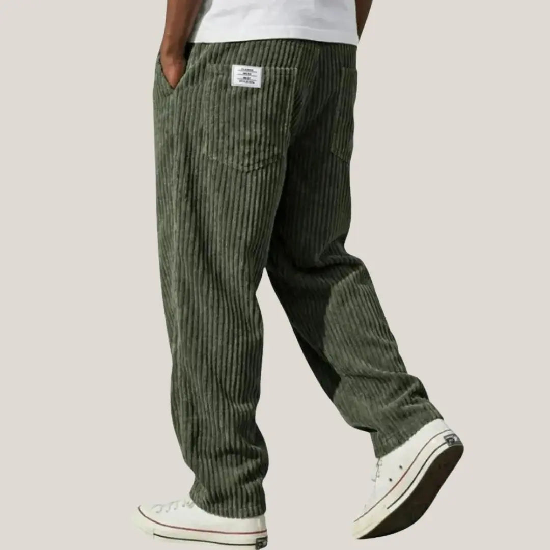Gary - Men's Vintage-Inspired Corduroy Trousers