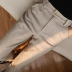 Harrow - Men's Herringbone Wool Trousers
