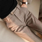 Harrow - Men's Herringbone Wool Trousers