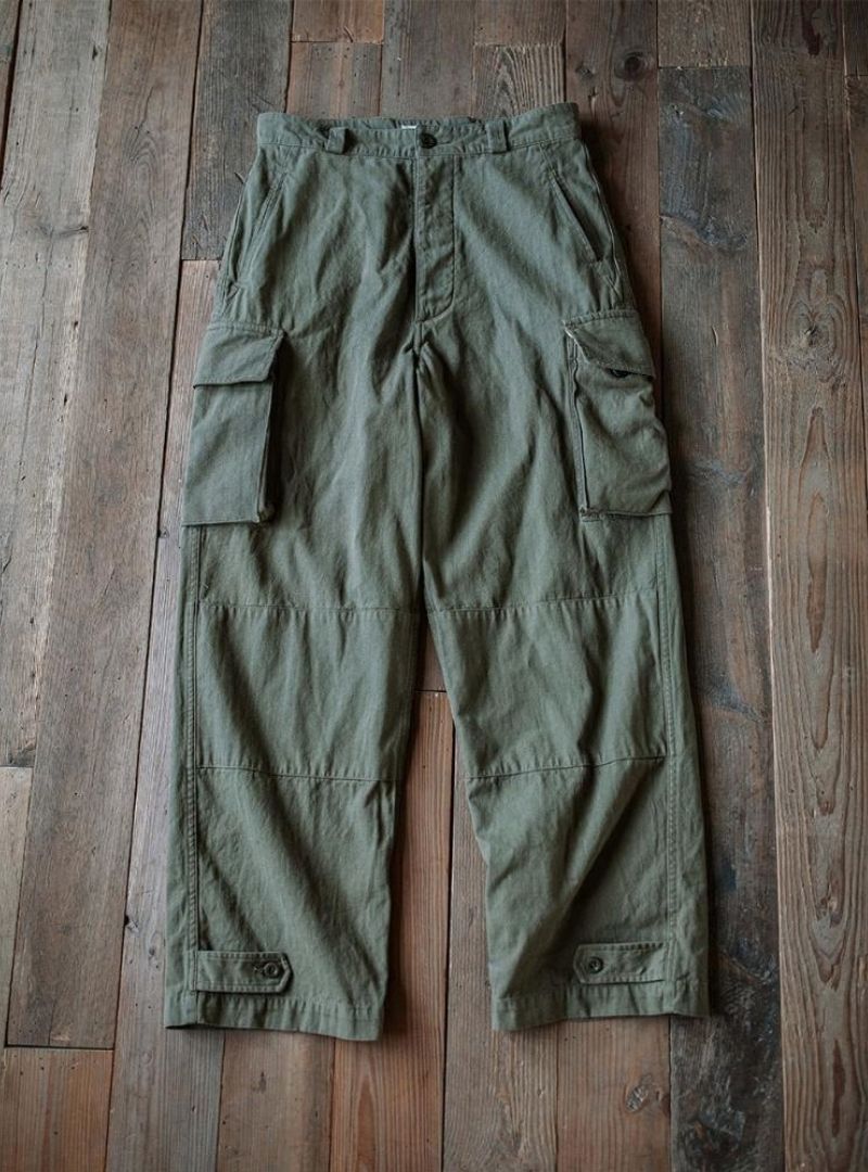 Men's Reproduction French Army M-47 Herringbone Twill Trousers