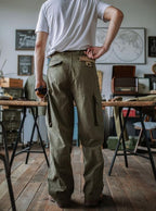 Men's Reproduction French Army M-47 Herringbone Twill Trousers