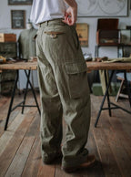 Men's Reproduction French Army M-47 Herringbone Twill Trousers
