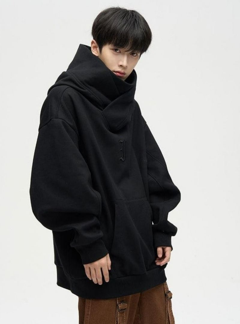 Exclusive Double Panel Men's Hooded Jacket - Harajuku Street Wear
