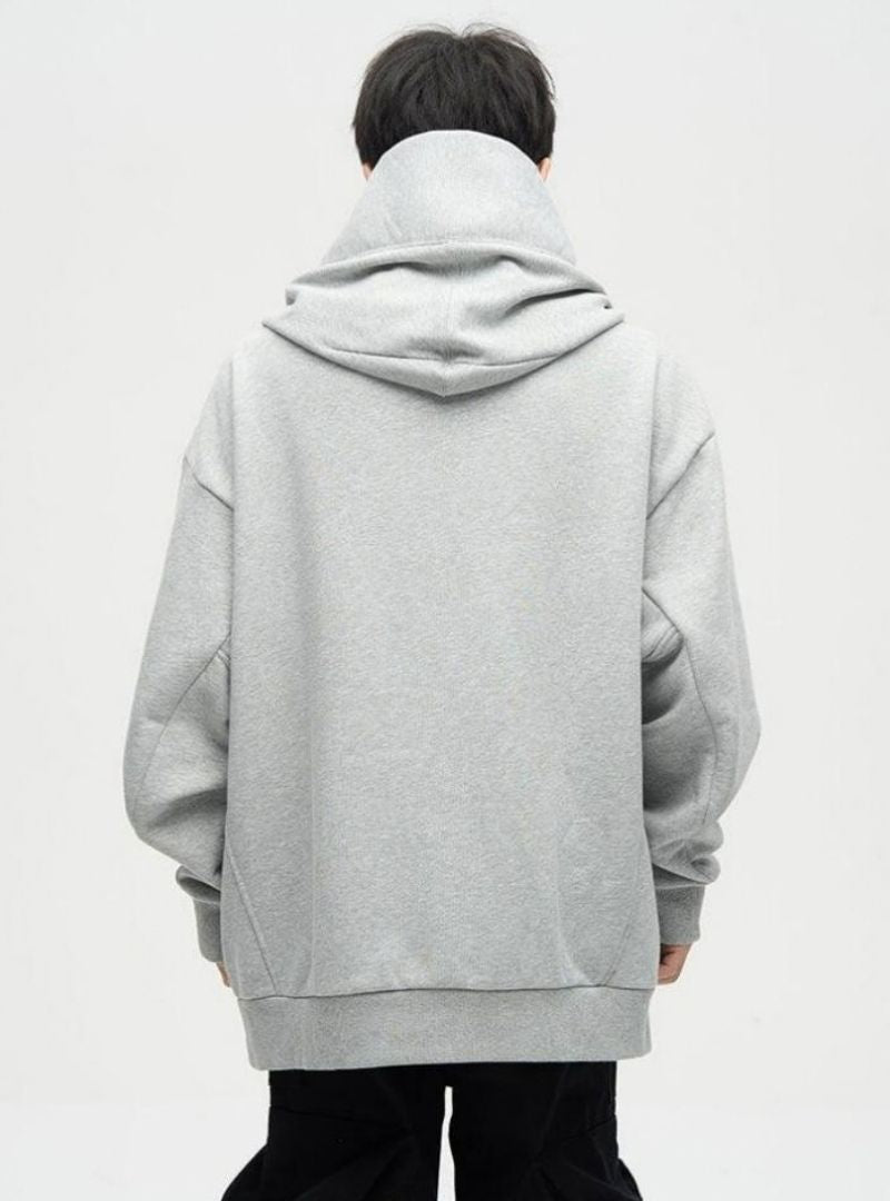 Exclusive Double Panel Men's Hooded Jacket - Harajuku Street Wear