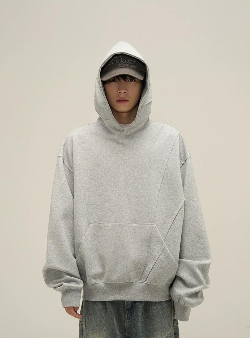 Exclusive Off Paneled Men's Hoodie - Harajuku Street Wear