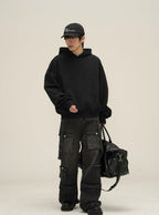 Exclusive Off Paneled Men's Hoodie - Harajuku Street Wear