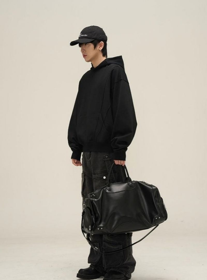 Exclusive Off Paneled Men's Hoodie - Harajuku Street Wear