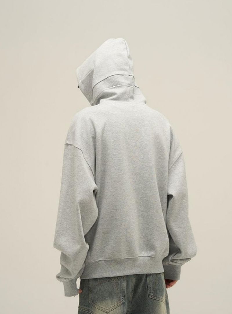 Exclusive Off Paneled Men's Hoodie - Harajuku Street Wear