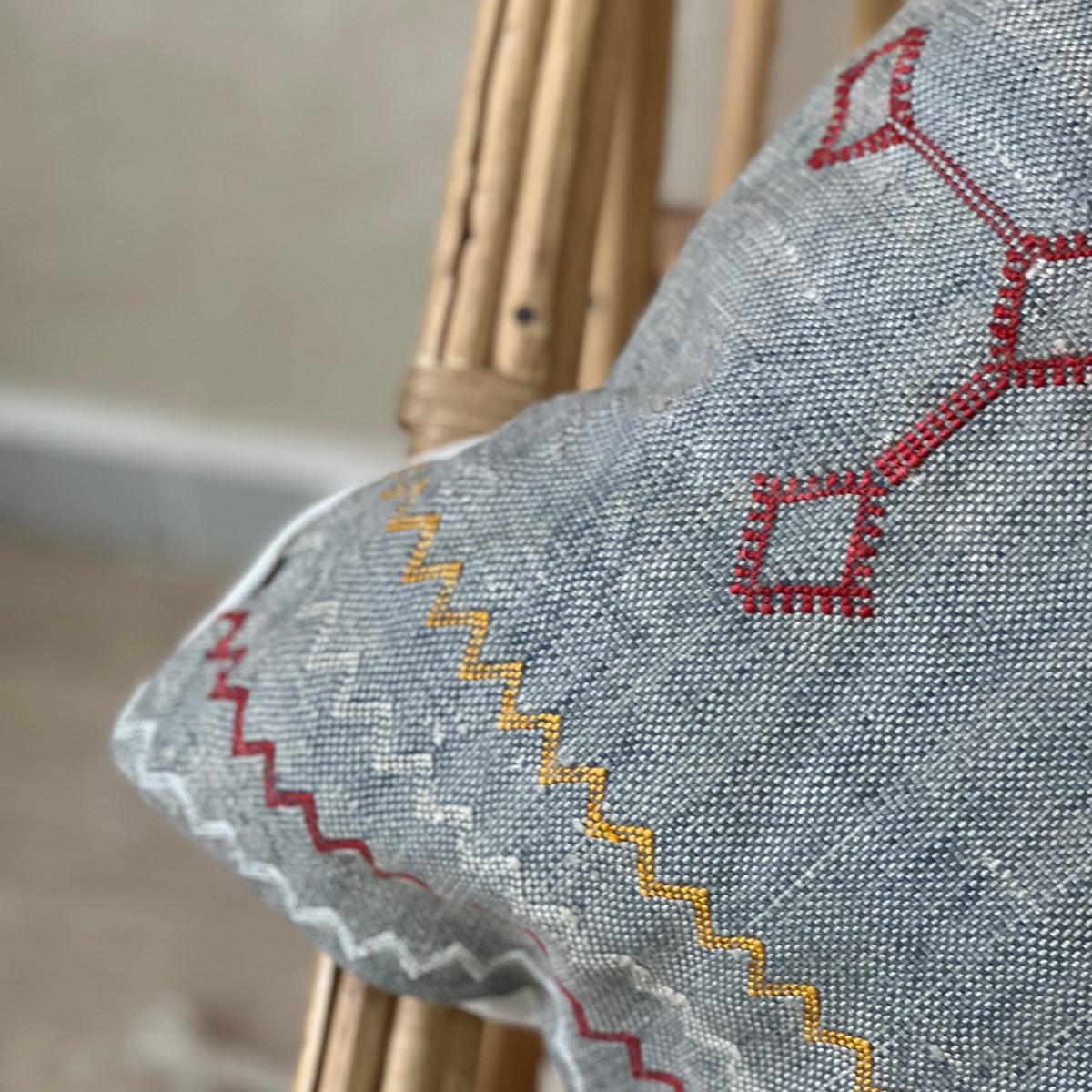 silk Moroccan Pillow Cover