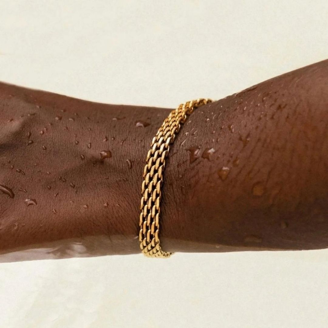 Avaria Imara Gold Chain Women's Bracelet