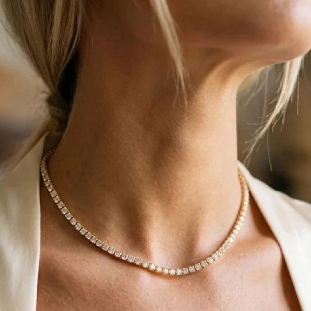 Avaria Isolde Diamond Tennis Women's Necklace