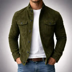 Jacob - Men's Classic Pocket Suede Jacket
