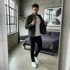 Jacob - Men's Classic Pocket Suede Jacket
