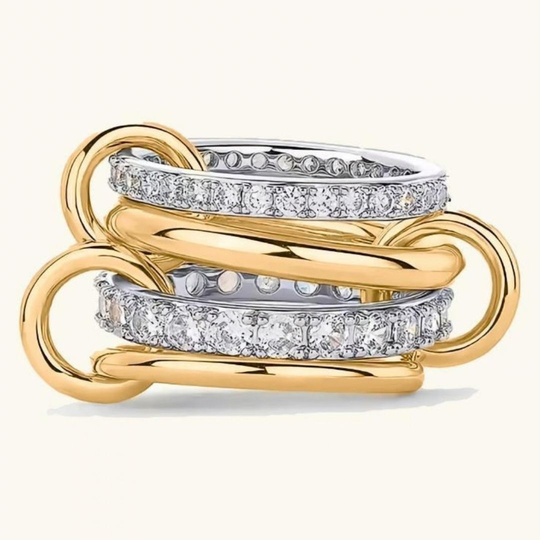 Avaria Juno Stacked Diamond Women's Ring