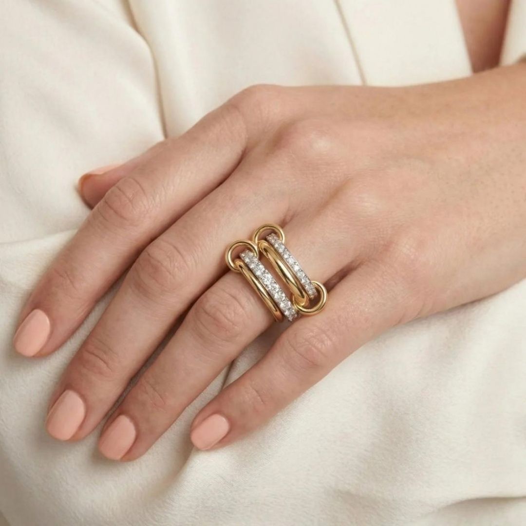 Avaria Juno Stacked Diamond Women's Ring