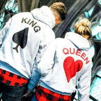 Card King & Queen Hoodies - Couple Choice