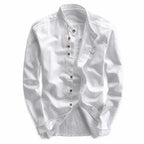 Kyoto - Men's Ultra Comfortable Band Collar Shirt