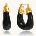Avaria Leighton Chunky Enamel Women's Hoops