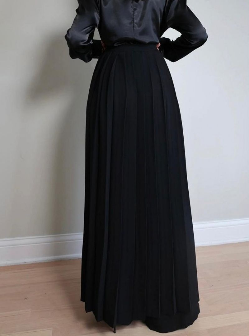 Women's Lovely Pleated Overskirt Pants Set