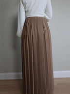 Women's Lovely Pleated Overskirt Pants Set