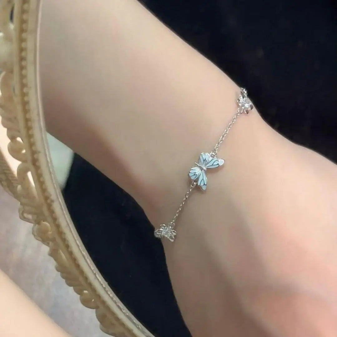 Luminous Dream Blue Butterfly Bracelet