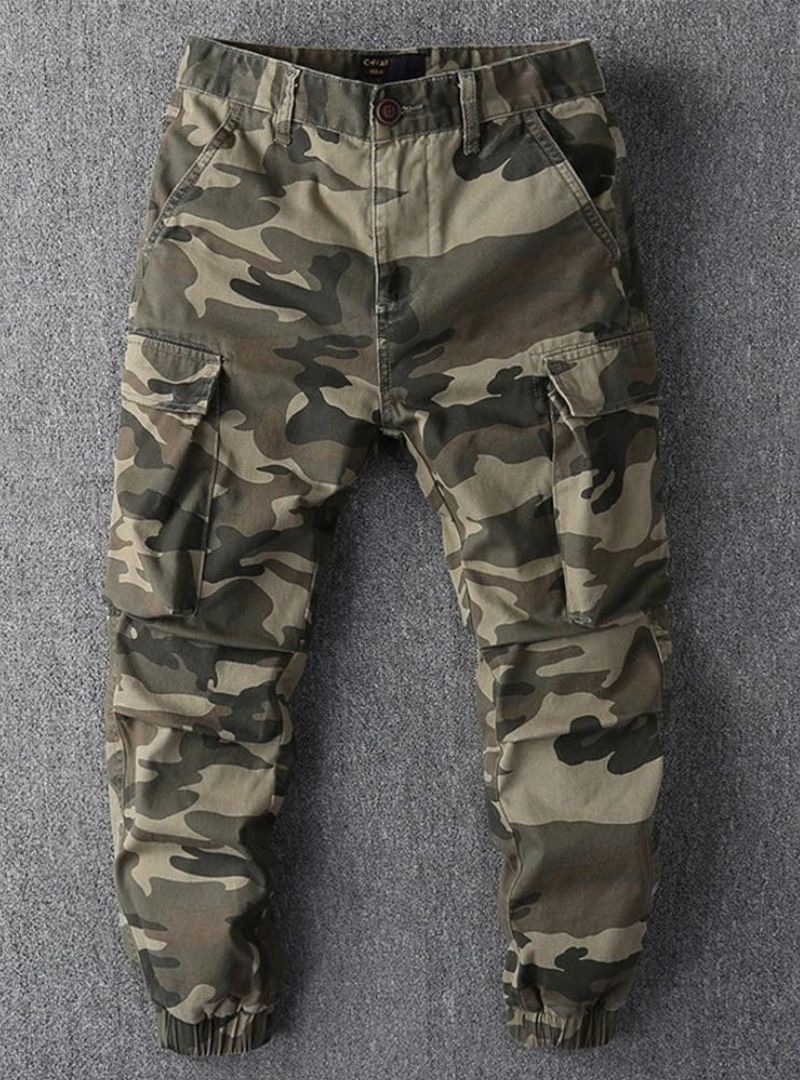 Men's Camouflage Cargo Jogger Pants