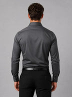 Georgia - Men's Slim Fit Dress Shirt – Long Sleeve Smart Formal Shirt
