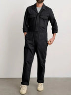 Men's Slim Fit Zip Jumpsuit
