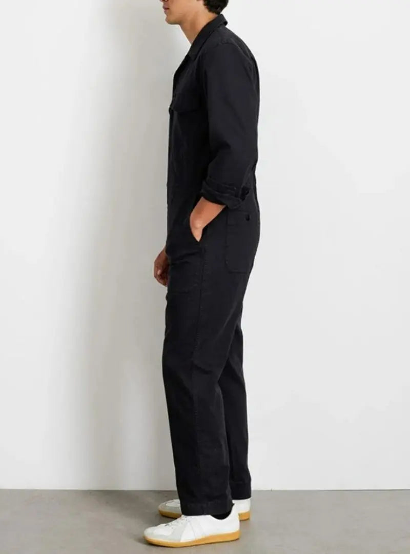 Men's Slim Fit Zip Jumpsuit