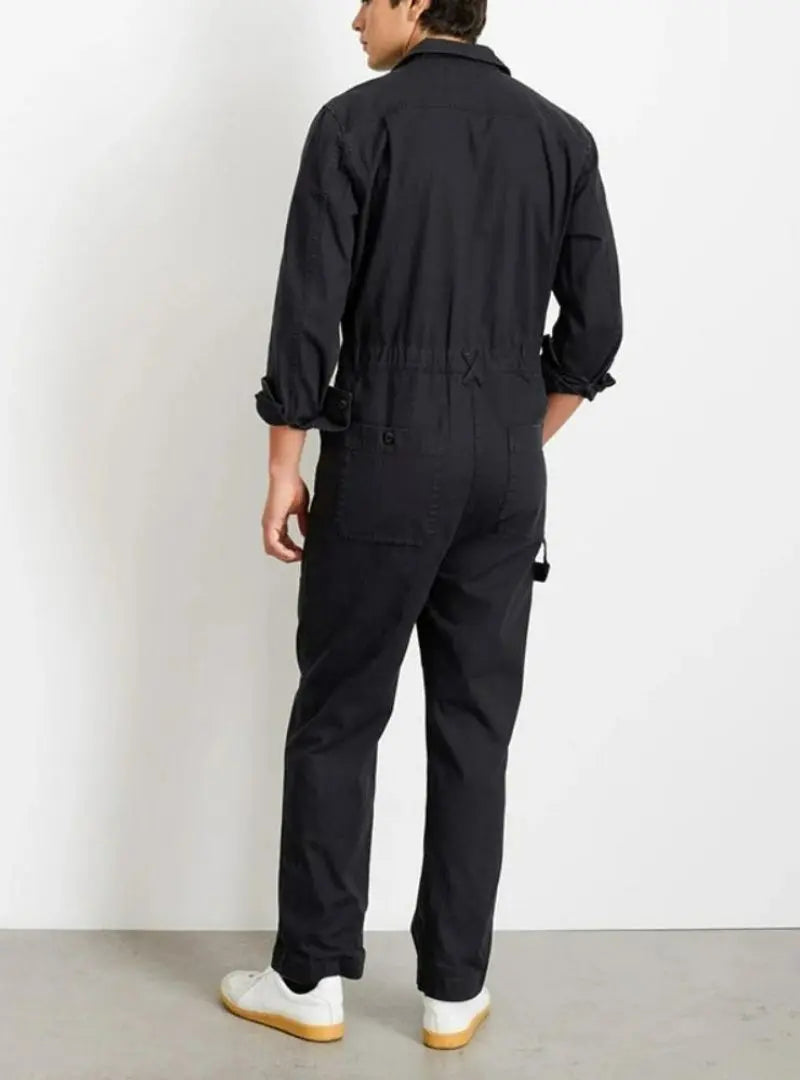 Men's Slim Fit Zip Jumpsuit