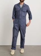 Men's Slim Fit Zip Jumpsuit