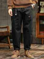 Men's Vintage-Inspired Casual Utility Pants