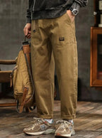 Men's Vintage-Inspired Casual Utility Pants