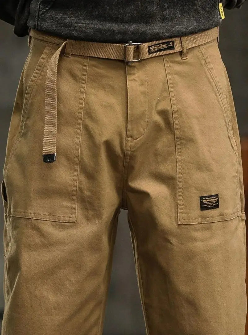 Men's Vintage-Inspired Casual Utility Pants