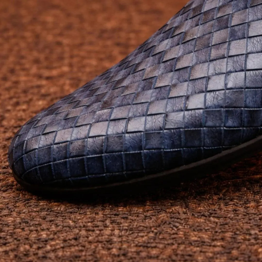 Henry - Men's Modern Woven Loafers