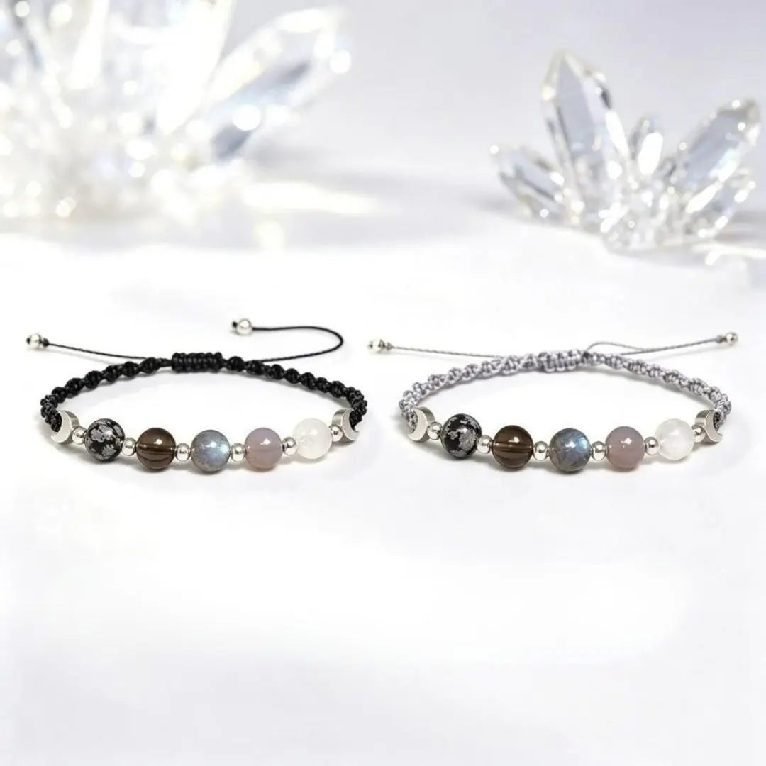 Moon Phases Crystal Bracelet - Coco Jewelry