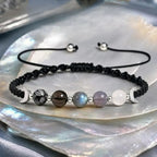 Moon Phases Crystal Bracelet - Coco Jewelry