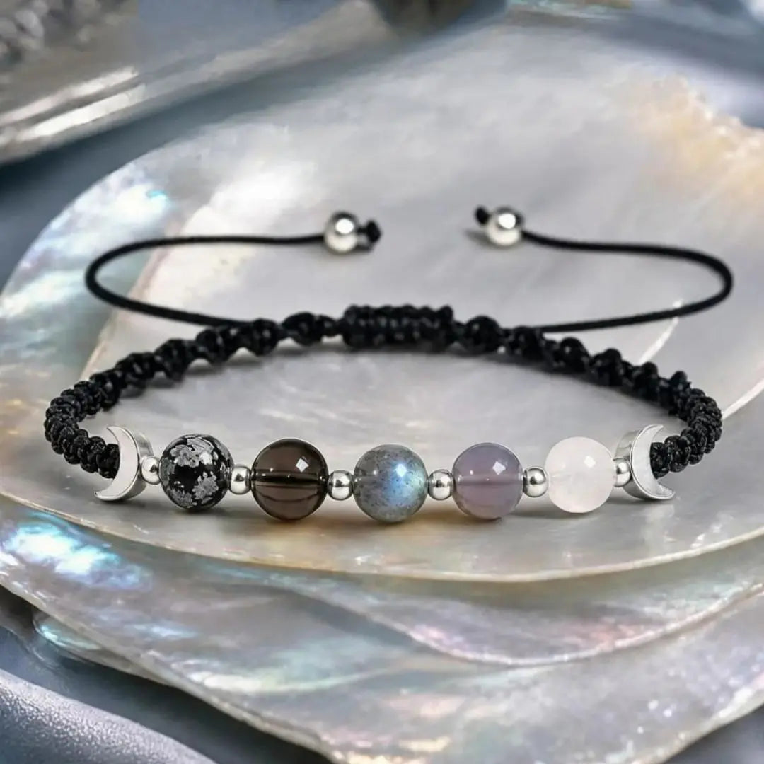 Moon Phases Crystal Bracelet - Coco Jewelry