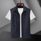 Men's Water-Resistant Breathable Utility Vest – for Travel