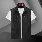 Men's Water-Resistant Breathable Utility Vest – for Travel