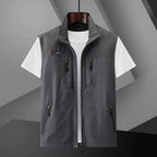 Men's Water-Resistant Breathable Utility Vest – for Travel