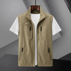Men's Water-Resistant Breathable Utility Vest – for Travel