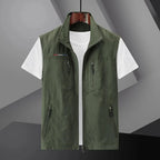 Men's Water-Resistant Breathable Utility Vest – for Travel
