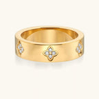 Avaria Nadine Clover Band Women's Ring