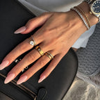 Avaria Nadine Clover Band Women's Ring