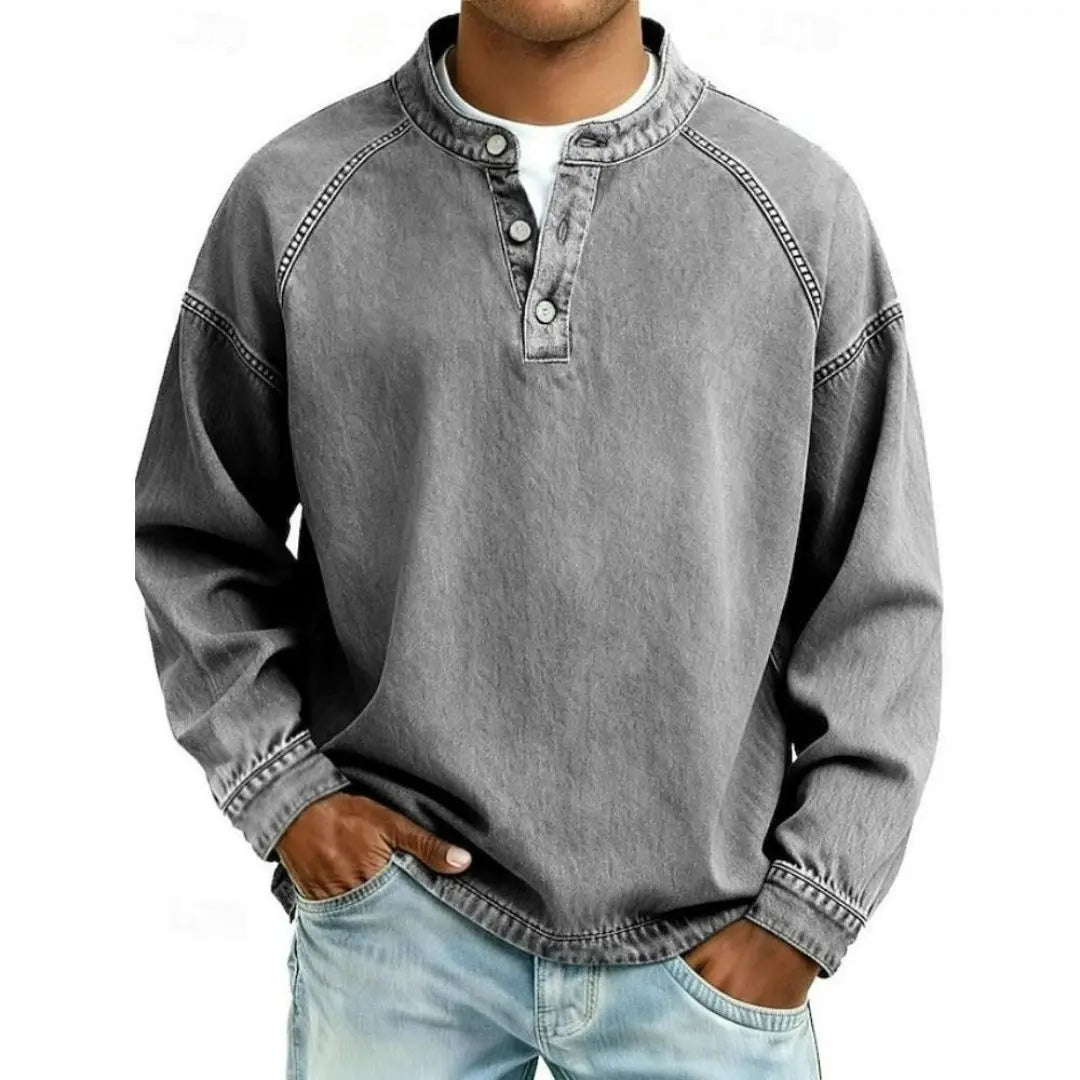 Oakley - Men's Casual Vintage Long Sleeve Shirt