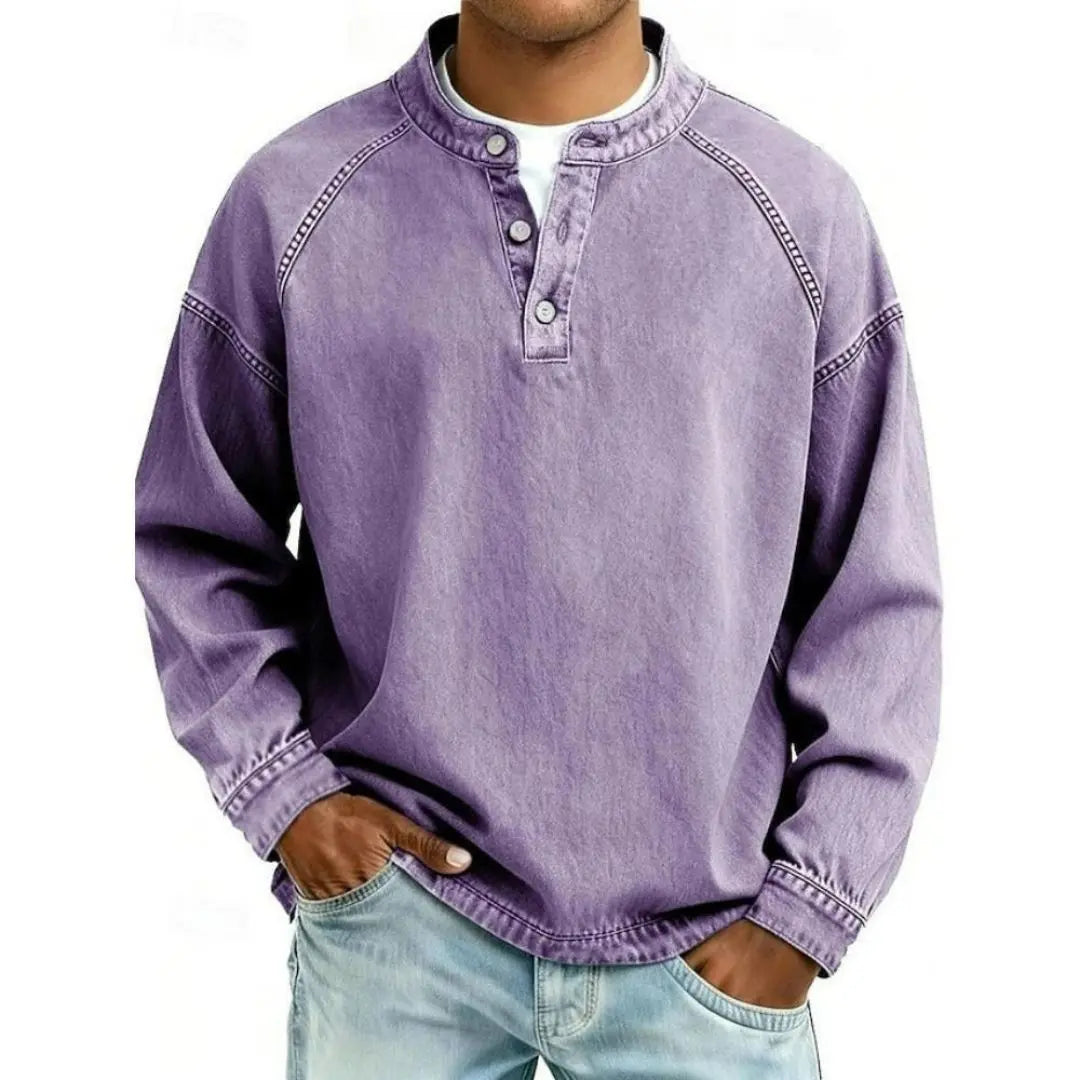 Oakley - Men's Casual Vintage Long Sleeve Shirt