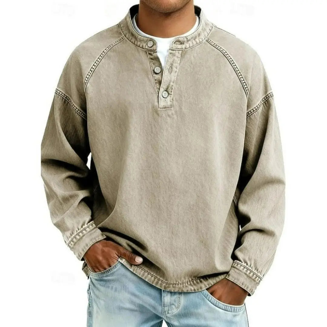 Oakley - Men's Casual Vintage Long Sleeve Shirt