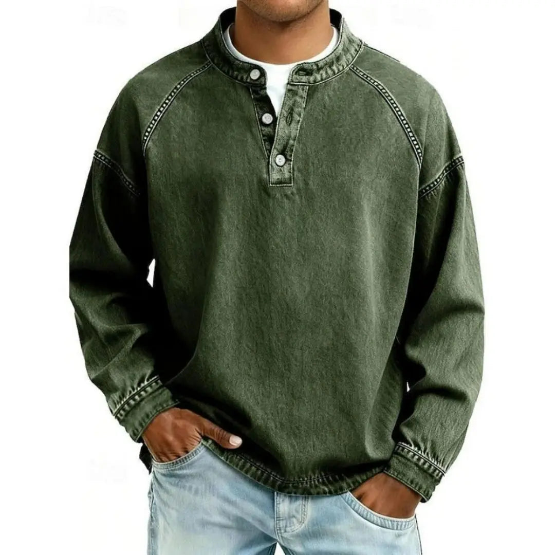 Oakley - Men's Casual Vintage Long Sleeve Shirt